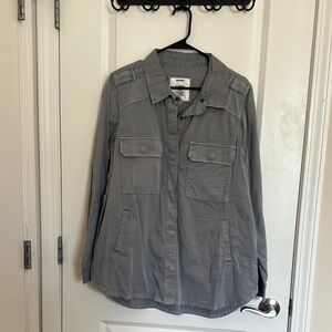 Sonoma Utility Gray Shirt Jacket
